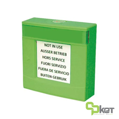 قاب محافظ شستی اعلام حریق با شیشه و کلید زیمنس مدل DMA1192-AD