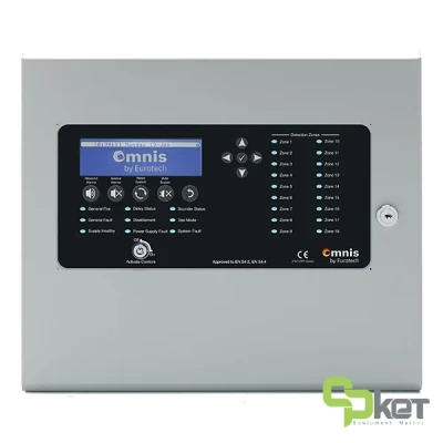 کنترل پنل اعلام حریق آدرس پذیر 1-2 لوپ یوروتک سری Omnis مدل OMN-V1001