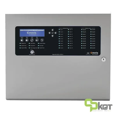 کنترل پنل اعلام حریق آدرس پذیر 1-4 لوپ یوروتک سری Omnis مدل OMN-V1002