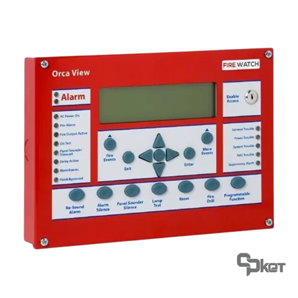 قیمت پنل تکرارکننده (ریپیتر) آدرس پذیر فایرواچ مدل ORCAVIEW-FW1172-10