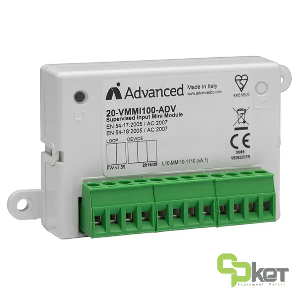 قیمت ماژول ورودی نظارت شده آدرس پذیر ادونس سری Axis EN مدل 20-VMMI100-ADV