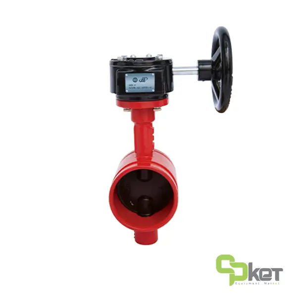 قیمت شیر پروانه ای گیربکسی شیاردار 300PSI کانفایر مدل GD-381G