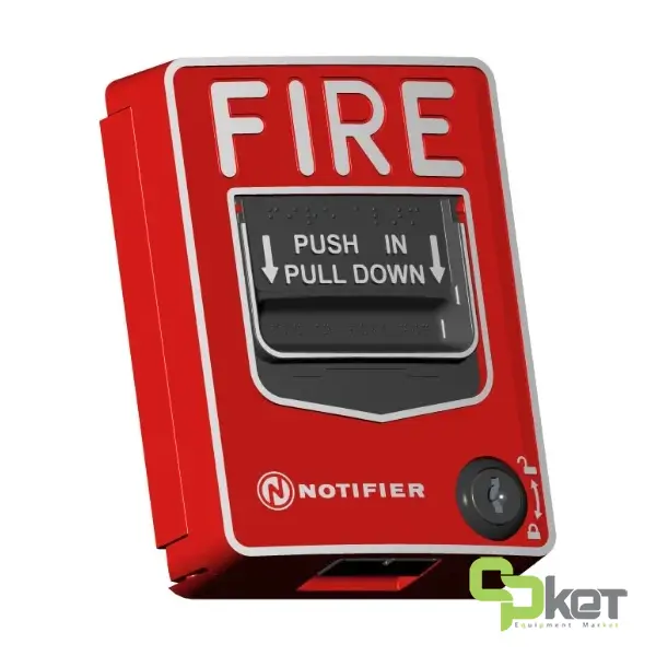 قیمت شستی اعلام حریق دو مرحلهای آدرس پذیر نوتیفایر مدل NBG-12LX