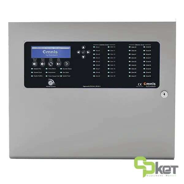 قیمت کنترل پنل اعلام حریق آدرس پذیر 1-4 لوپ یوروتک سری Omnis مدل OMN-V1002