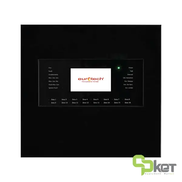قیمت کنترل پنل اعلام حریق آدرس پذیر 1 لوپ یوروتک مدل Toccare Lite