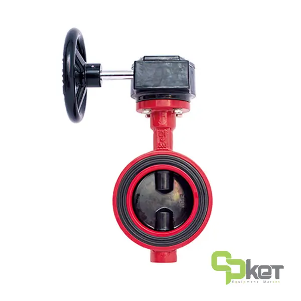 قیمت شیر پروانه ای ویفری گیربکس دار 300PSI کانفایر مدل WD-371G