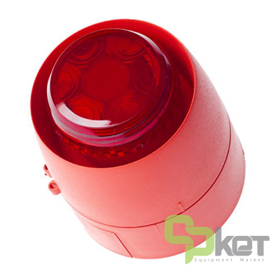قیمت آژیر و فلاشر اعلام حریق متعارفی هوچیکی با پایه Deep مدل CWSB-E(RED)