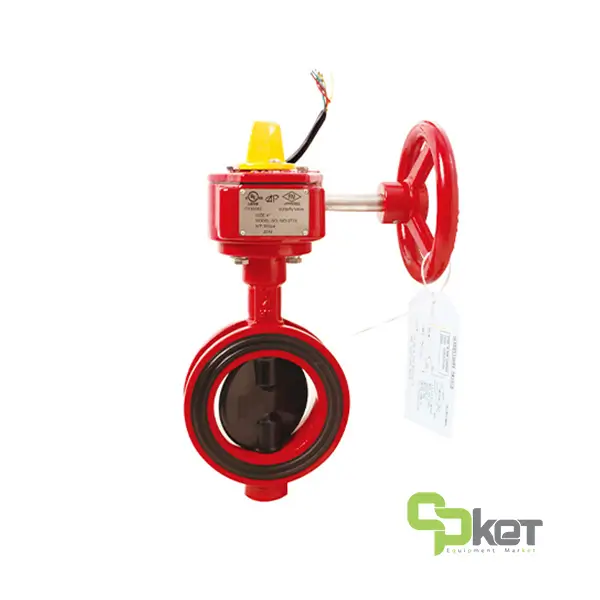 قیمت شیر پروانه ای ویفری گیربکس دار 300PSI با خروجی سیگنال کانفایر مدل WD-371X