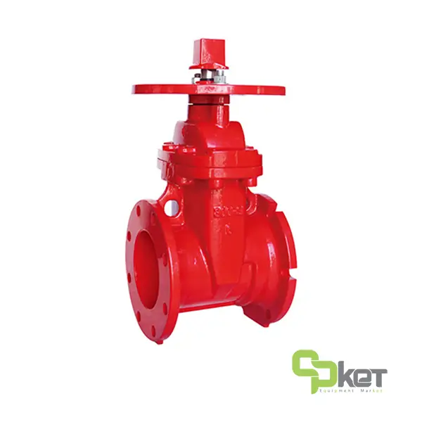 قیمت شیر دروازه ای فلنج-اتصال مکانیکی دار 300PSI NRS کانفایر مدل Z45-300FJA