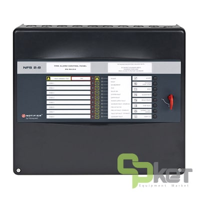 قیمت کنترل پنل اعلام حریق متعارفی 2 زون نوتیفایر سری NFS2-8 مدل 002-490-129